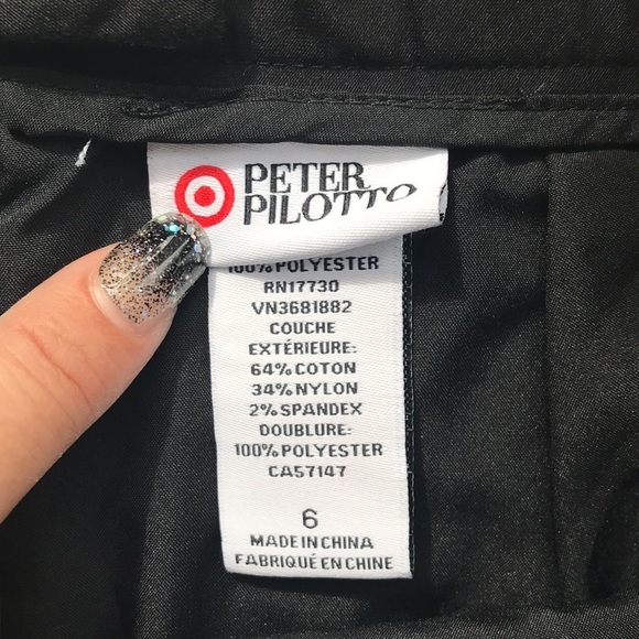 Peter Pilotto for Target geometric floral two tone pencil skirt sz 6 - Picture 11 of 12